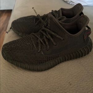 Black Knit Yeezy Sneakers